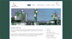 Desktop Screenshot of devdharchemicals.com
